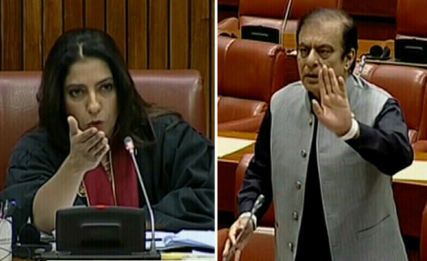 Shibli Faraz Writes to Senate Chairman Over Palwasha Khan’s Chairing of Session